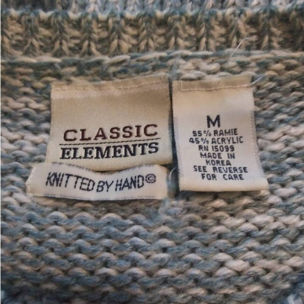 Vintage Classic Elements Blue Patchwork Pattern G… - image 3